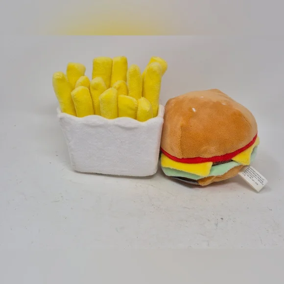 Hallmark Better Together Burger And Fries Megnetic Plush - Picture 4 of 8